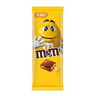M & M Schokolade TAFEL Milchschokolade mit M&M´s Minis und Erdnüsse