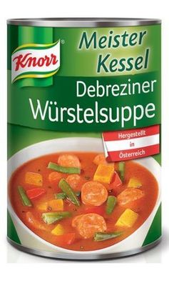Knorr Meisterkessel Debreziner Würstelsuppe 500gr Dose - 3 Varianten/ Stückzahlen
