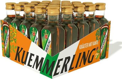 Kümmerling Kräuterlikör 25x0,02l Halbbitter Likör Vielzahl erlesener Kräuter