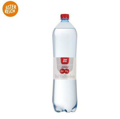 Mineralwasser hoher Magnesium- und Calciumgehalt Long Life 1.5 l Flasche -