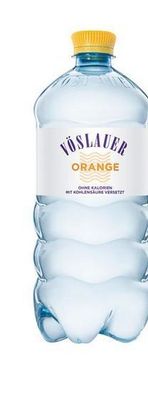 Mineralwasser Orange Vöslauer Vegan ohne Zucker oder Zusatzstoffe 1l