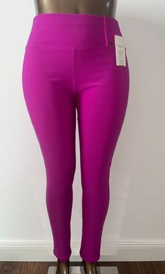 Damen Leggings Pink Rosa Shape Thermo Blickdicht Bigsize Übergröße XS-7XL NEU
