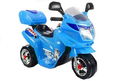 Elektromotorrad fér Kinder HC8051 Blau Motorsound Hupe Melodien Motorrad