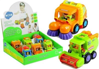 Spielzeugauto fér Kleinkind Betonmischer Méllwagen Mähdrescher Autos fér Kinder