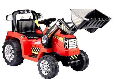 Elektroauto fér Kinder Baggerlader Traktor Schlepper ZP1005 Rot 2.4G