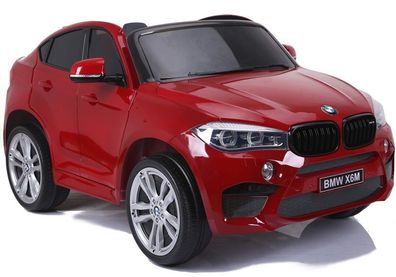 Elektroauto BMW X6 Rot lackiert Kinderfahrzeug Ledersitz weiche EVA-Reifen Auto