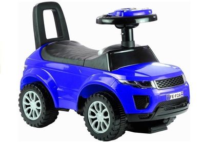 Rutschauto 613W Blau Fahrzeug fér Kinder Sound- und Lichteffekten Baby