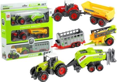 Traktoren Landmaschinen umfangreiches Set Anhänger Spielzeug Fahrzeuge Maschinen