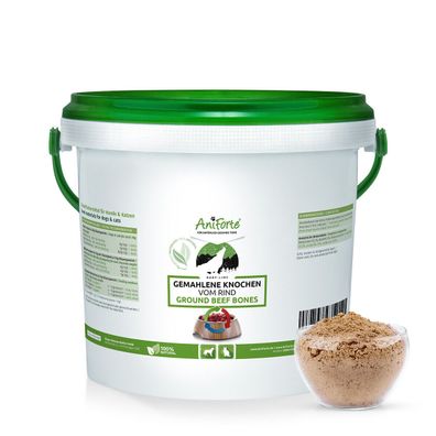 AniForte® 2kg, 100% gemahlene Rinder-Knochen Barf Line ehem. Fleischknochenmehl