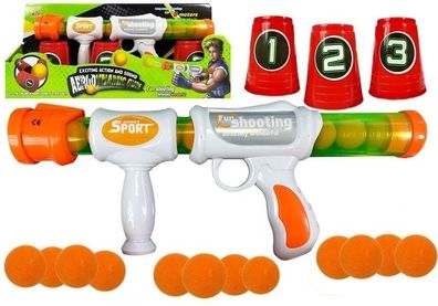 Spielzeugpistole + Schaumstoffpatronen