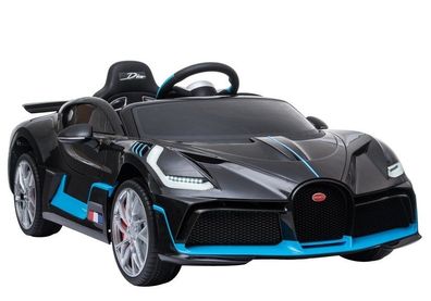Kinderauto Bugatti Divo Schwarz lackiert