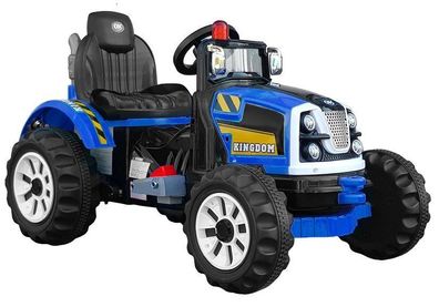 Elektrische Fahrt auf Traktor Kingdom Blau