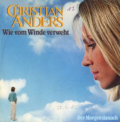 7" Christian Anders - Wie vom Winde verweht