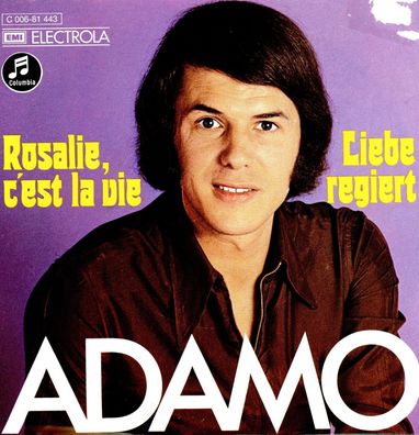 7" Adamo - Rosalie c´est la vie