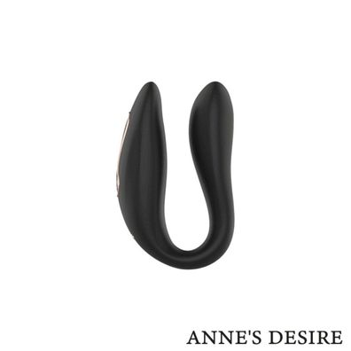 ANNE'S DESIRE DUAL Pleasure Wirless Technology Watchme BLACK
