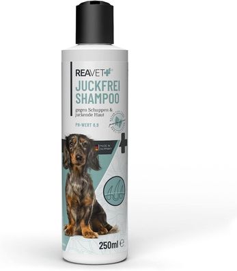 REAVET Hundeshampoo Juckfrei bei Schuppen & Juckreiz, bei trockene Sensible Haut