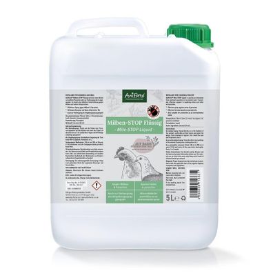 Aniforte Milben-STOP flüssig - 5 Liter für Hühner, Geflügel gegen Parasiten