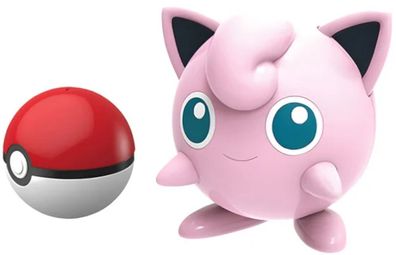 Nintendo Pokémon Figuren - Pummeluff Pokémon Figur mit Pokeball zum Selbstbasteln
