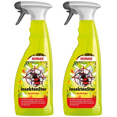 2x Pack Sonax Insekten-Star Insekten-Entferner Insekten-Reiniger Reinigung Spray