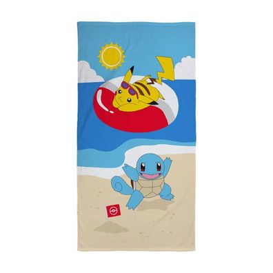 Pokemon Pikachu Duschtuch Strandtuch Badetuch 70 x 140 cm