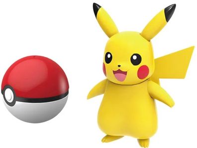 Nintendo Pokémon Figuren - Pikachu Pokémon Figur mit Pokeball zum Selbstbasteln