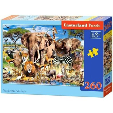 Castorland Puzzle Tiere der Savanne 260 Teile