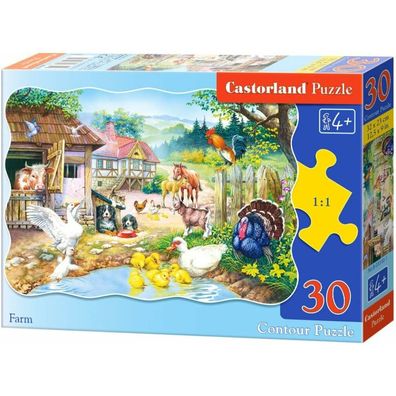 Castorland Puzzle Bauernhof 30 Teile