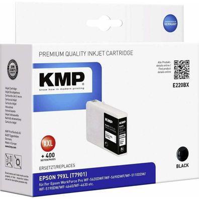 KMP E220BX schwarz Tintenpatrone ersetzt EPSON T7901XL