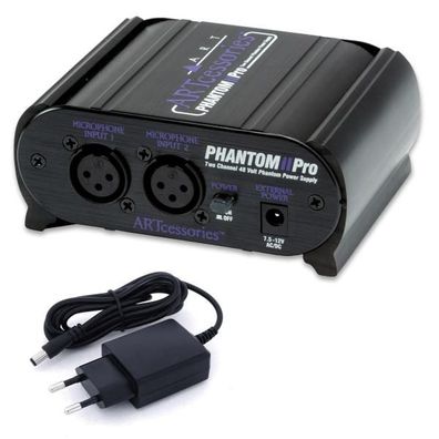 ART Phantomspeisung Phantom II Pro 2-Kanäle 48V mit Netzteil
