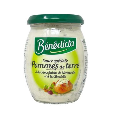 Bénédicta Benedicta spezielle Kartoffelsauce Sauce spéciale Pommes de terre