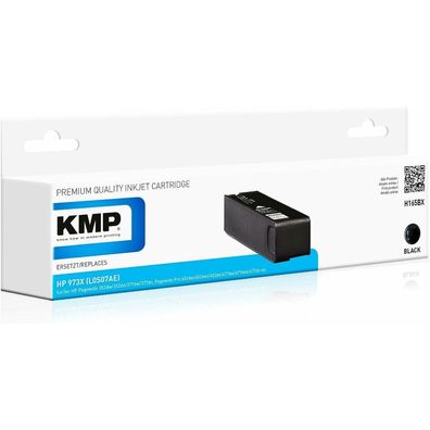 KMP H165BX schwarz Tintenpatrone ersetzt HP 973X (L0S07AE)