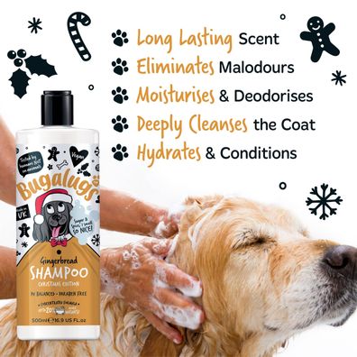 Bugalugs Hundeshampoo Christmas Edition verschiedene Düfte - Duft: Miste...