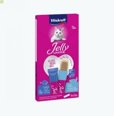 Vitakraft Cat Jelly Lovers Lachs &amp; Scholle 6 x 15g