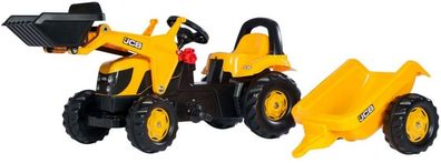 Tret-Traktor RollyKid JCB junior gelb / schwarz