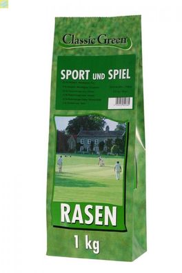 10 x Classic Green Rasen Sport &amp; Spiel Plastikbeutel 1kg