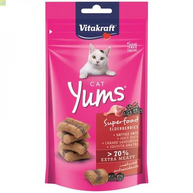 Vitakraft Cat Yums Superfood Holunder 40g