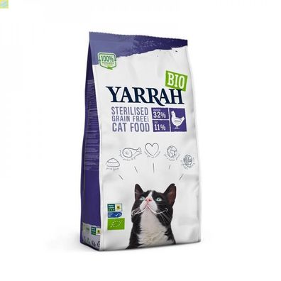 Yarrah Bio Cat GrainFree für sterilisierte Katzen 700g