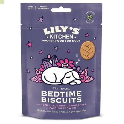 8 x Lilys Kitchen Dog Bedtime Biscuits for Dogs 80g