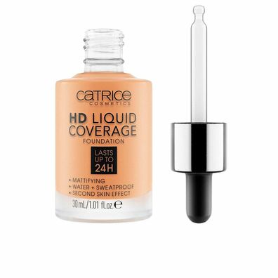 Catrice Hd Liquid Coverage Foundation Lasts Up Tp 24h 046 Camel Beige 30ml