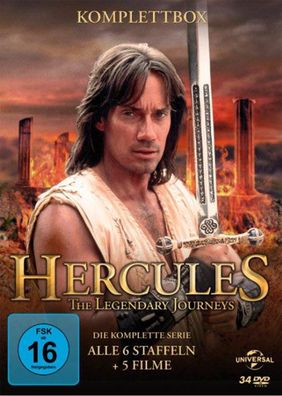 Hercules - Komplette Serie: Staffel 1-6 (DVD) 34DV The Legendary Journeys, Alle 6 St