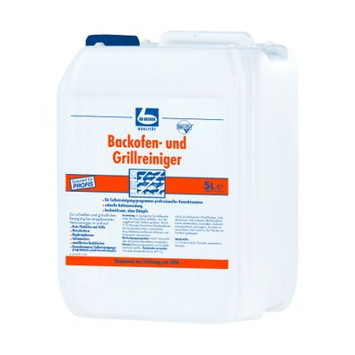 5 Liter Kanister + 1 Liter Sprühflasche - Dr. Becher Backofen- & Grillreinige| Packun