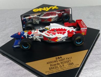 Arrows Hart FA 17 G.P. Brasil 1996 - Ricardo Rosset, Formel 1, Onyx Model