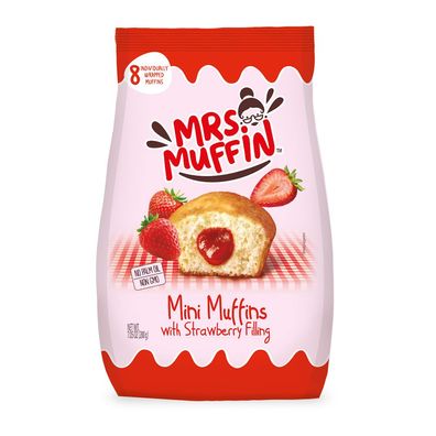 Mrs. Muffin Gefüllte Mini-Muffins Erdbeere