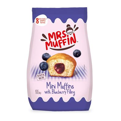 Mrs. Muffin Gefüllte Mini-Muffins Blaubeere