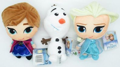 Plüsch Anna, Elsa oder Olaf 17 cm - Disney - (Spielwaren / Plüschfiguren)
