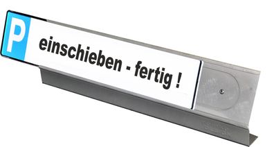 Parkschild- Halterung für KFZ- Schild/ Kennzeichen Bodenbefestigung aus Edelstahl