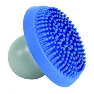 Trixie Shampoo- und Massagebürste - blau/ grau