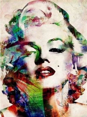 Diamond Painting Marilyn Monroe Diamant Malerei Bastelset groß