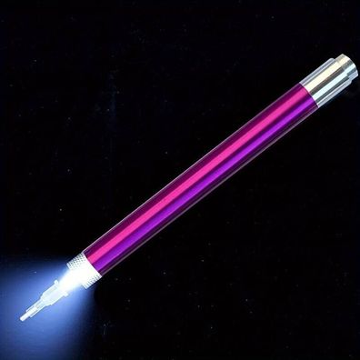 Diamond Painting Stift mit Beleuchtung LED Punktstift Zubehör in lila