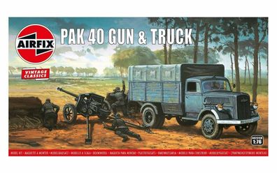 Airfix PAK 40 Gun & Truck in 1:76 1602315 Airfix A02315V Bausatz